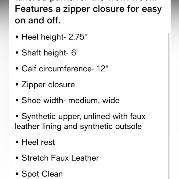 Aerosoles Black Women's Boots 8.5 wide - Picture 10 of 10